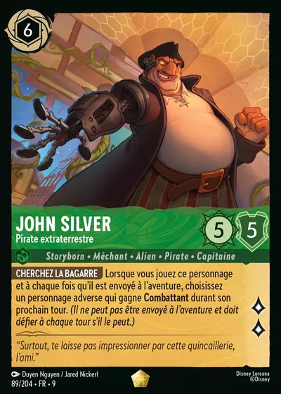 John Silver, Pirate extraterrestre