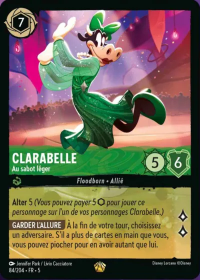 Clarabelle, au sabot léger