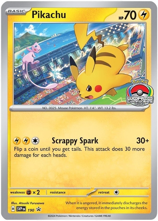 Promo Pikachu Worlds 2024