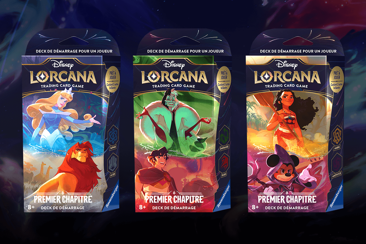 Decks de démarrage Disney Lorcana : Premier Chapitre
