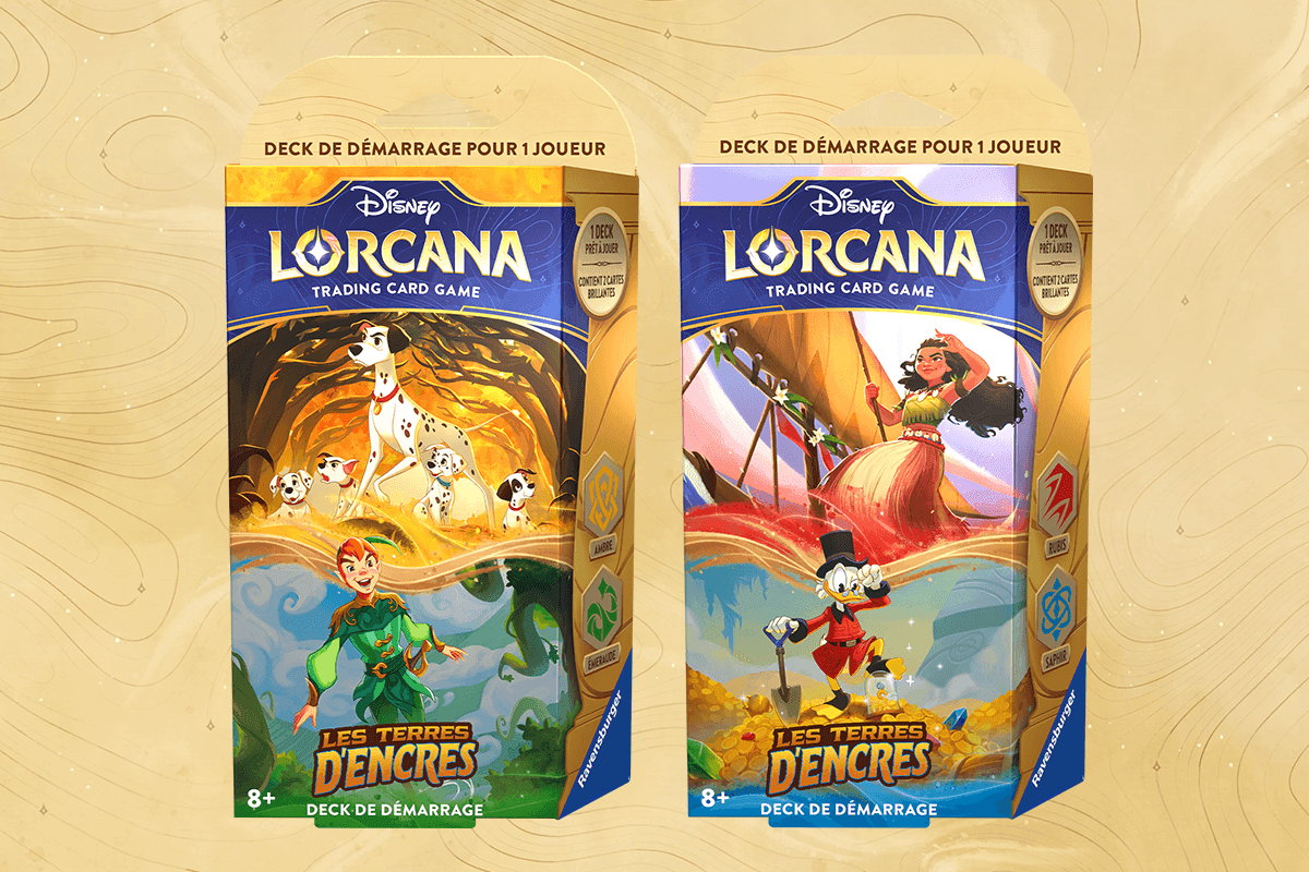 Decks de démarrage Disney Lorcana — Les Terres d'Encres