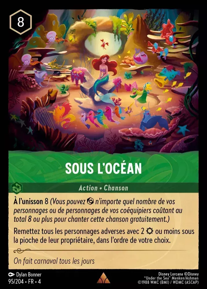 Sous l'océan