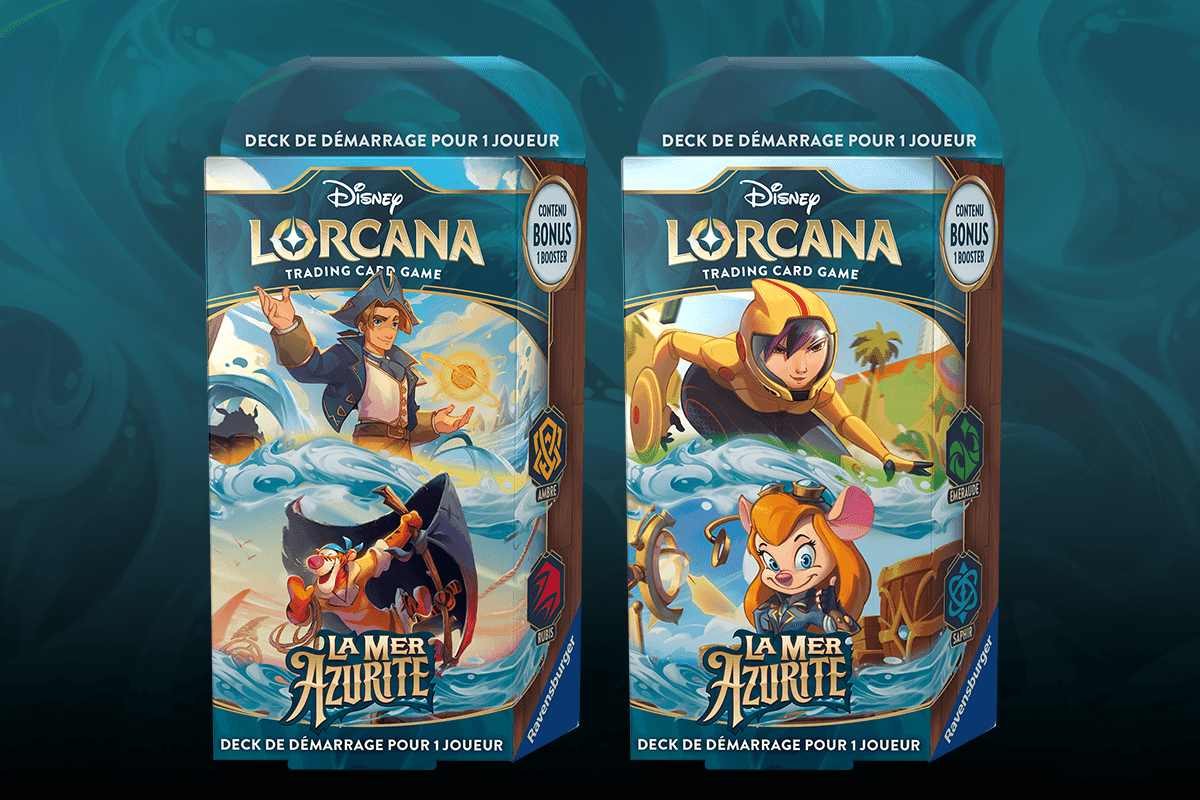 Decks de démarrage Disney Lorcana Mer Azurite