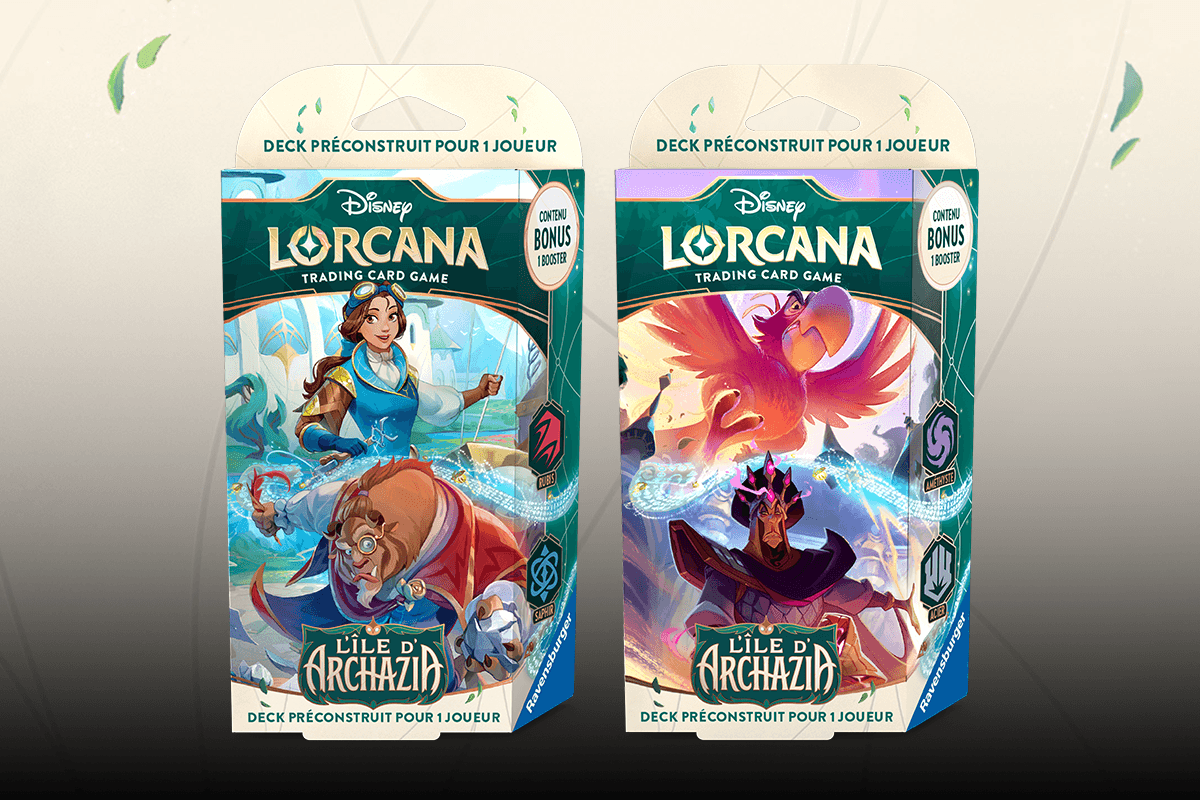 Decks de démarrage Disney Lorcana L'Île d'Archazia