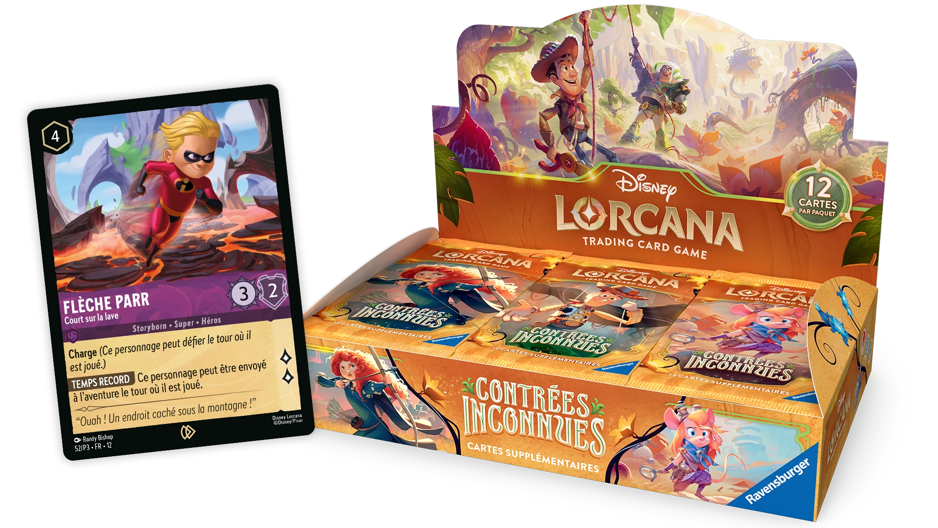 Boosters Disney Lorcana Contrées Inconnues