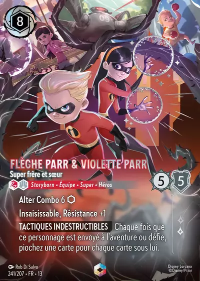 Flèche Parr & Violette Parr – Super frère et sœur