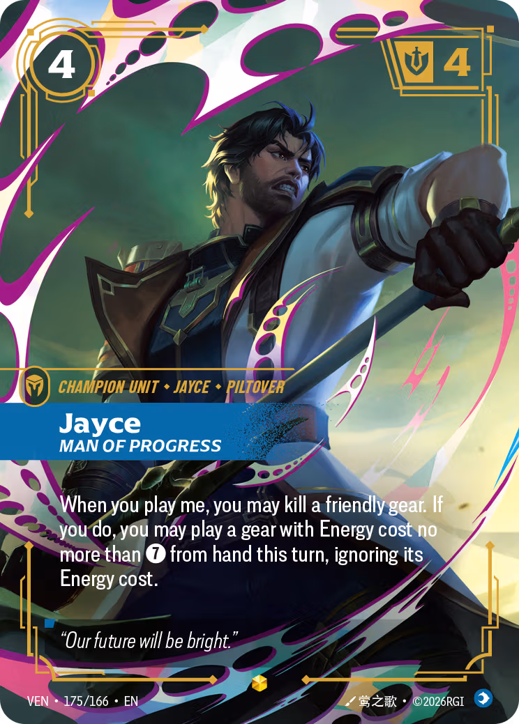 Jayce, Man of Progress