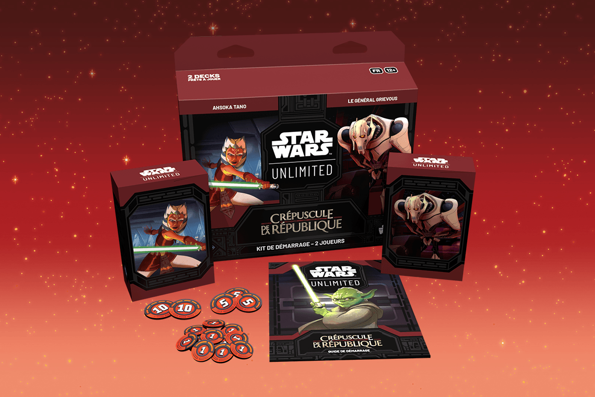 Kit de démarrage Star Wars Unlimited Crépuscule de la République