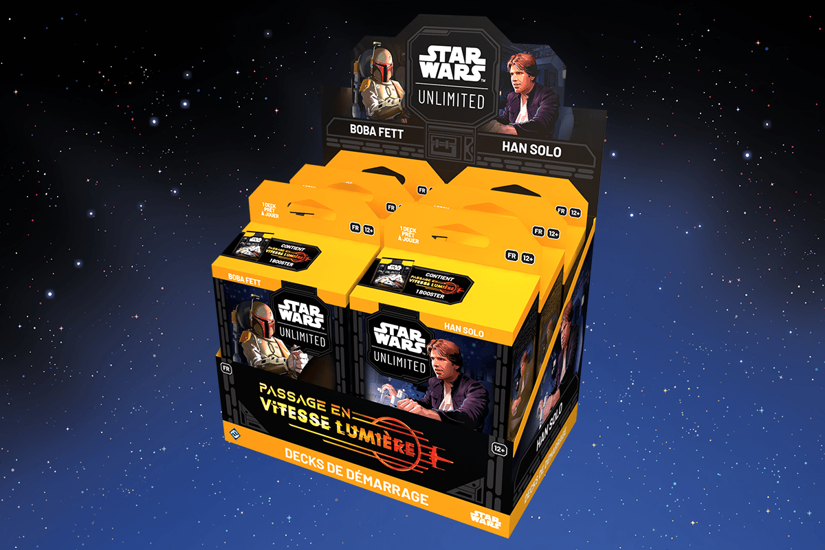 Kit de démarrage Star Wars Unlimited Passage en Vitesse Lumière