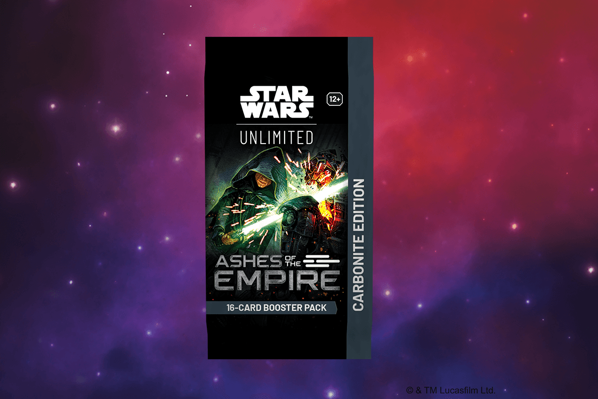 Boosters Carbonite Edition Star Wars Unlimited Cendres de l'Empire